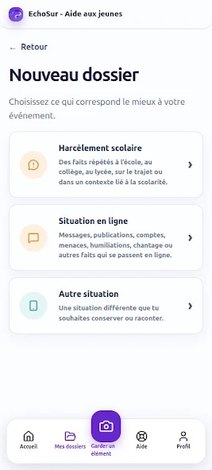 Choisir ce qui correspond le mieux à la situation